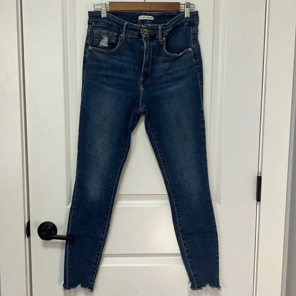 Good American GOOD LEGS EXTREME STILETTO Women’s Blue Jeans size 10/30 - Picture 3 of 10